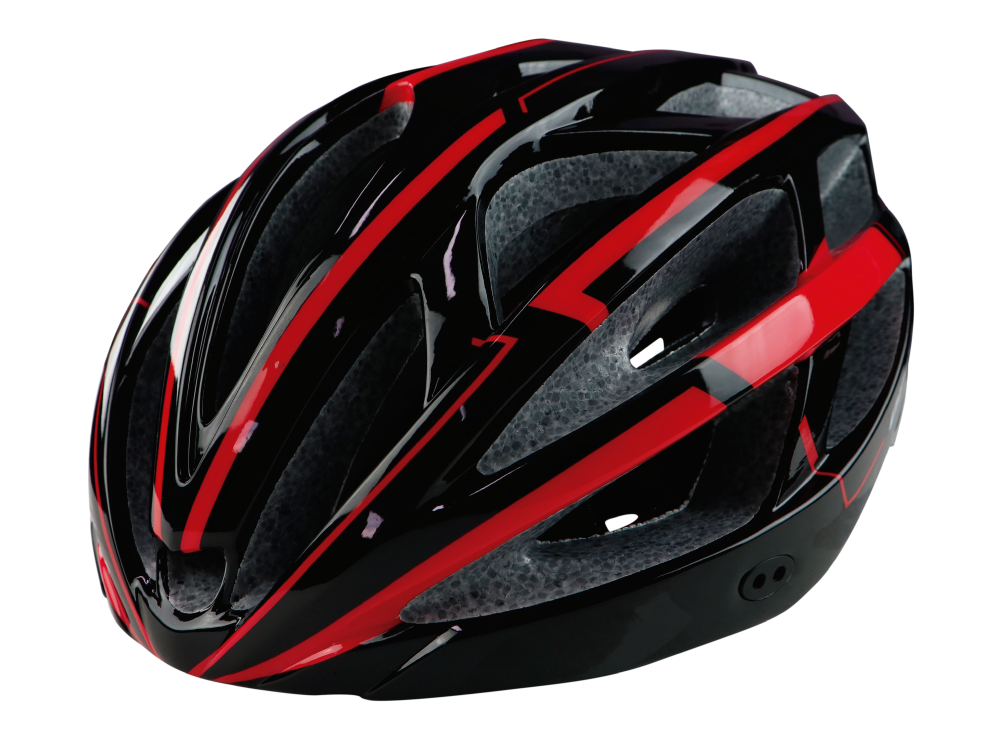 CASCO IN MOLD SIRIUS L NEG/ROJO
