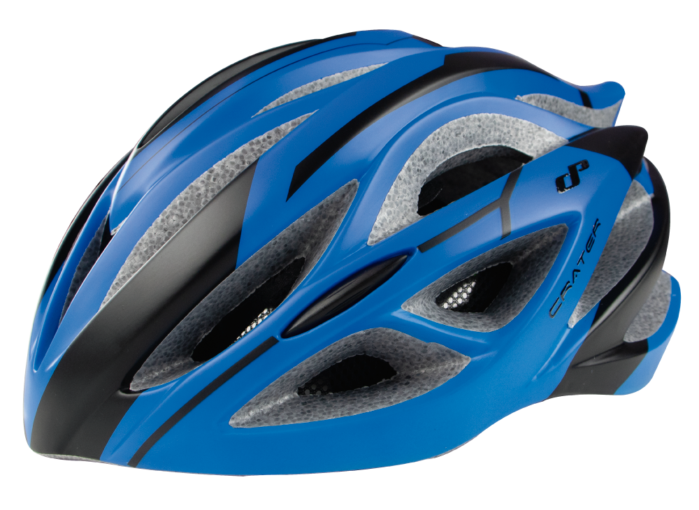 CASCO IN MOLD CRATER M NEG/AZUL