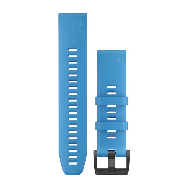 Garmin QuickFit® 22 Watch Band, Cyan Blue Silicone