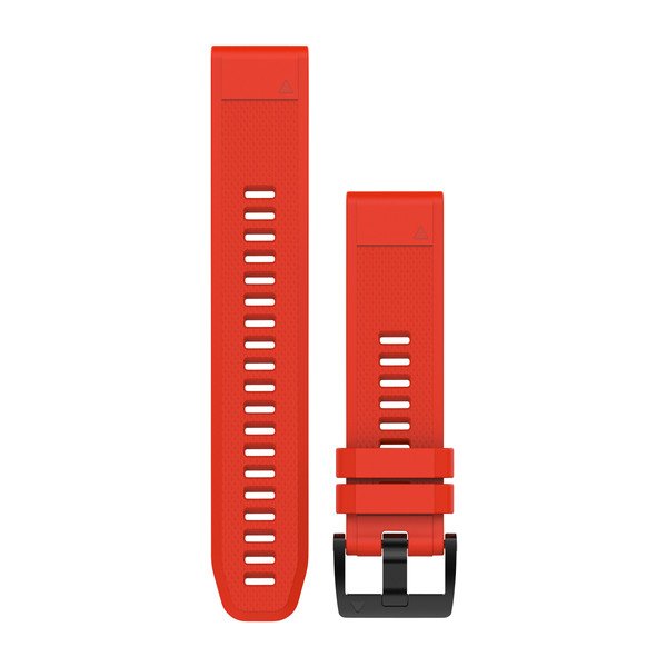 Garmin QuickFit® 22 Watch Band, Flame Red Silicone