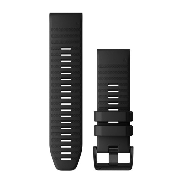 Garmin QuickFit® 26 Watch Band, Black Silicone