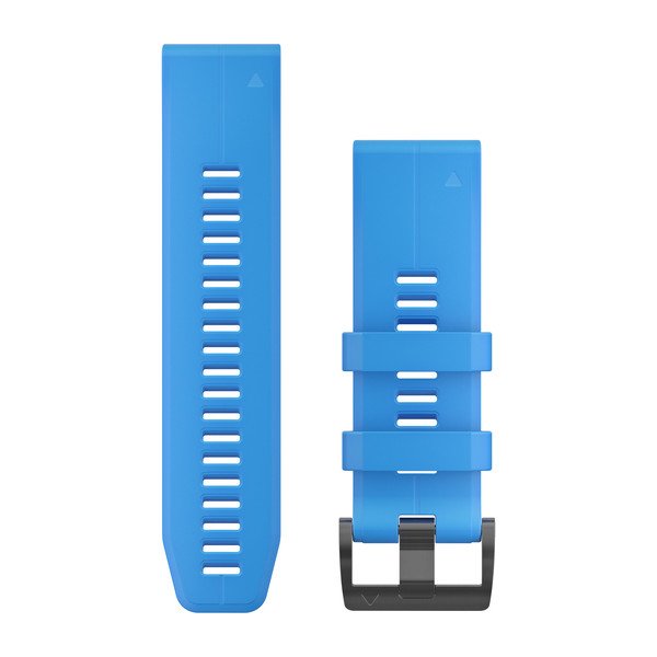 Garmin QuickFit® 26 Watch Band, Cyan Blue Silicone