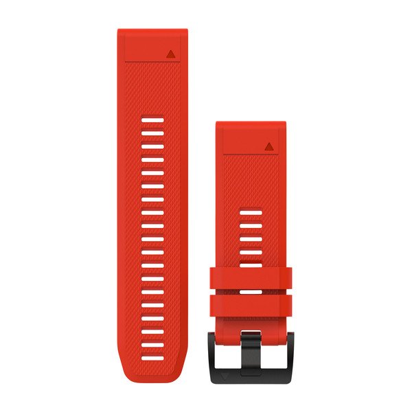 Garmin QuickFit® 26 Watch Band, Flame Red Silicone