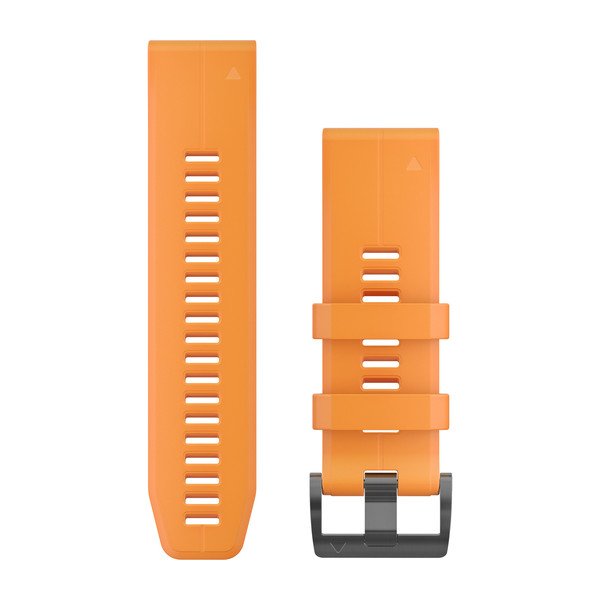 Garmin QuickFit® 26 Watch Band, Spark Orange Silicone