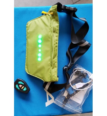 RAINPROOF NYLON MATERIAL WITH 4 PLASTIC CLIPS GREEN
