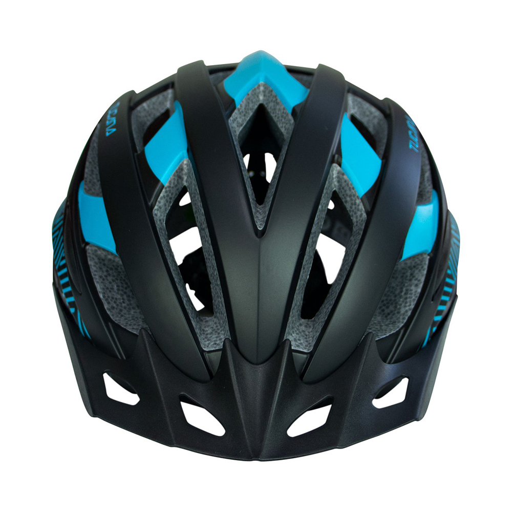 CASCO IN MOLD OPTIMUS TUCANA M MATE NEGRO AZUL e Cycles