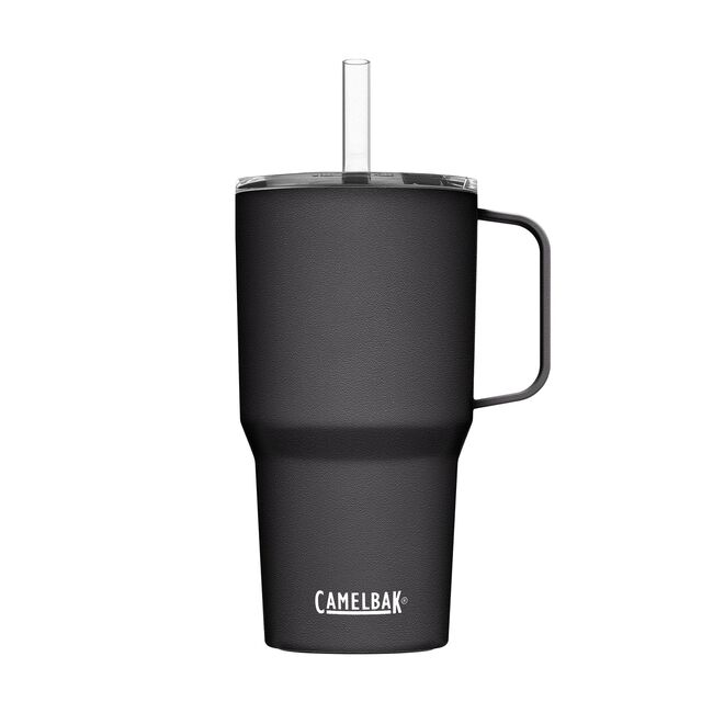 Straw Mug SST, 24oz, Black