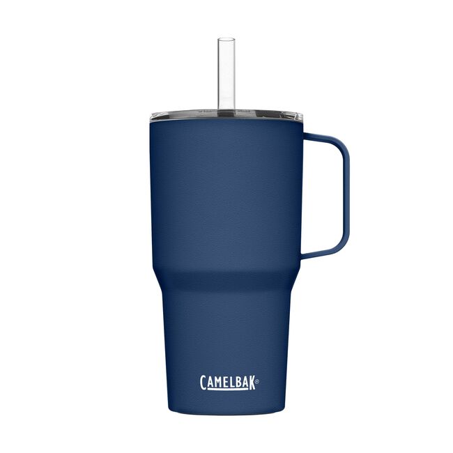 Straw Mug, SST 24oz, Navy